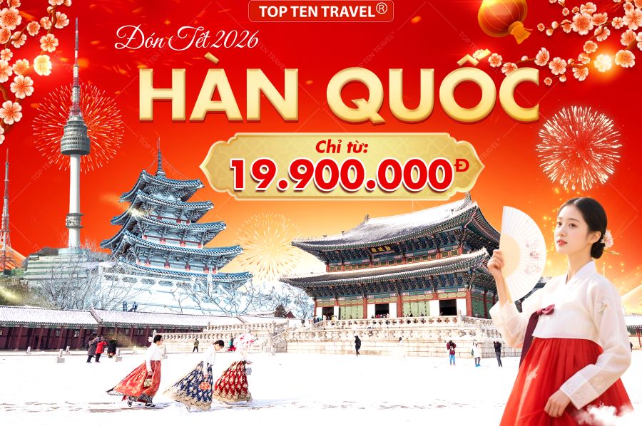 Tour Hàn Quốc Đón Tết 2026: Seoul - Nami - Everland 5N4D