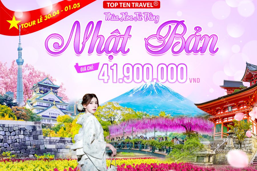 Tour Nhật Bản Lễ 30/4: Osaka - Kyoto - Phú Sĩ - Tokyo