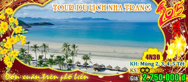 Tour du lịch Nha Trang - Đón xuân trên phố biển