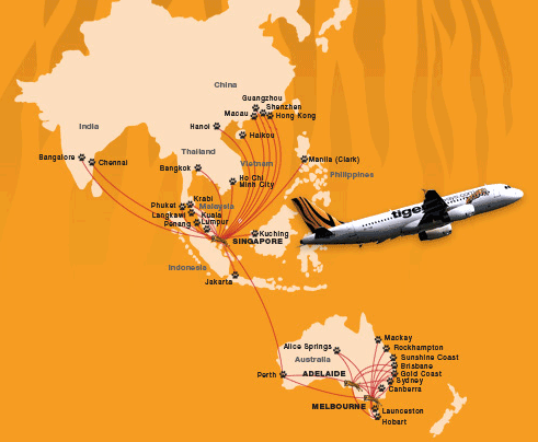 HÃNG Máy Bay Tiger Airways