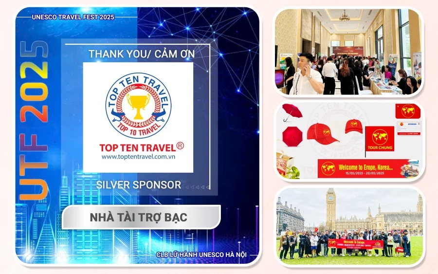 Unesco Travel Fest 2025: Top Ten Travel mở rộng hệ thống 'Tour Chung' kết nối toàn ngành