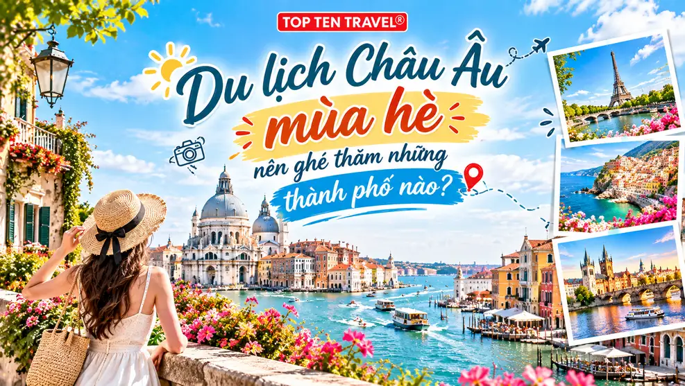 Du lịch Châu Âu mùa hè nên ghé thăm những thành phố nào?