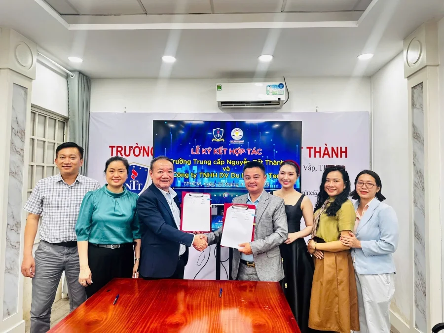 Top Ten Travel ký kết hợp tác chiến lược trong lĩnh vực đào tạo và du lịch cùng trường Trung Cấp Nguyễn Tất Thành