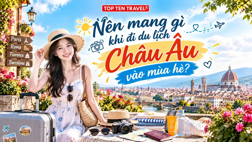Nên mang gì khi đi du lịch Châu Âu vào mùa hè?