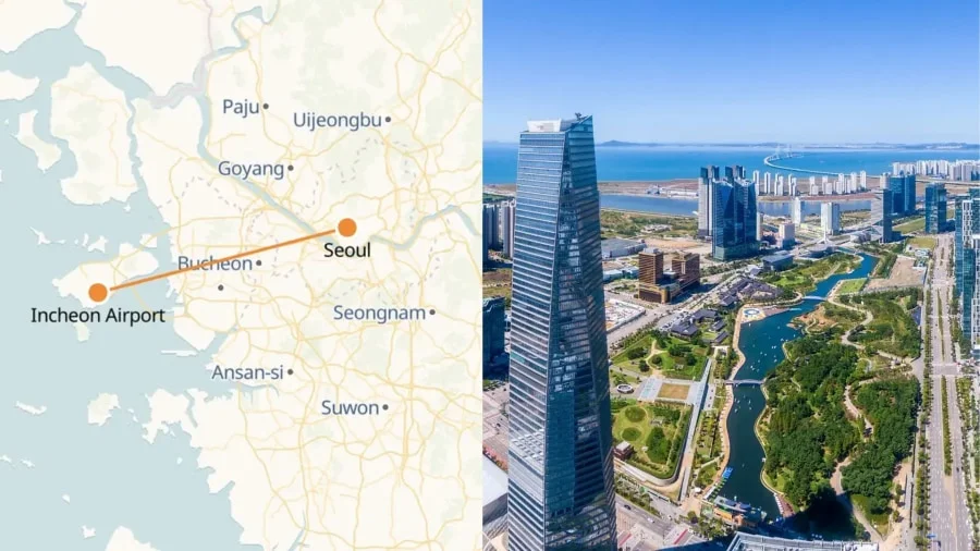Incheon cách Seoul bao xa? Cách di chuyển đến Incheon nhanh nhất