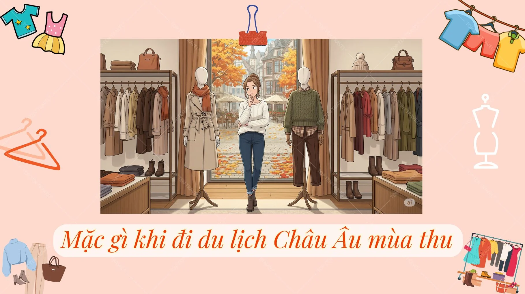 Mặc gì khi đi du lịch Châu Âu mùa thu?