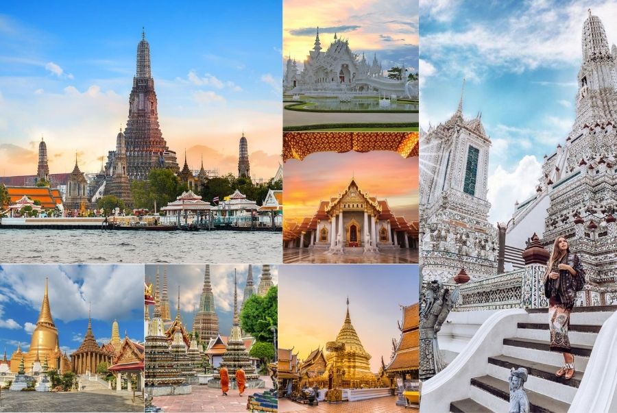 Khám Phá Vẻ Đẹp 7 Ngôi Chùa Thái Lan Nổi Tiếng