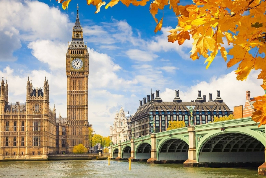Khung cảnh lãng mạn của Thủ đô London khi vào thu