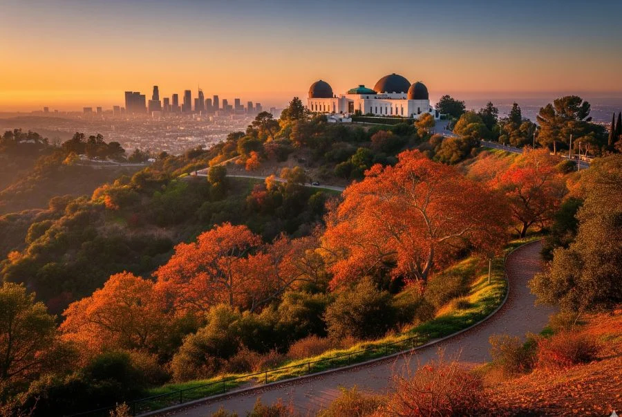 Khám phá mùa thu lá vàng tại Griffith Park Mỹ