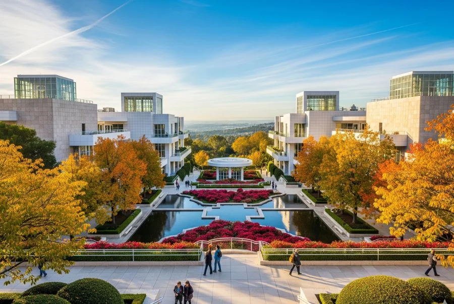 The Getty Center – Không gian nghệ thuật rực rỡ của nước Mỹ mùa thu