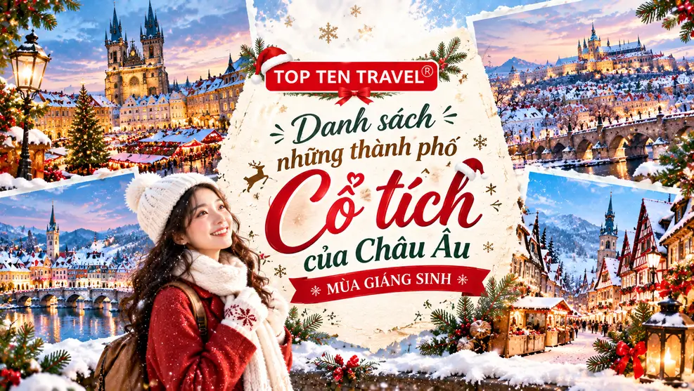 Danh sách những thành phố cổ tích của Châu Âu mùa Giáng Sinh