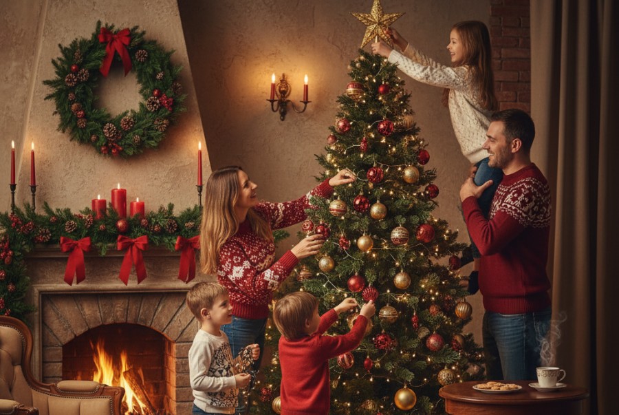Hướng dẫn trang trí Giáng sinh chuẩn phong cách Châu Âu