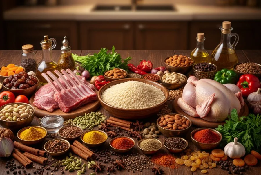 Những nguyên liệu chế biến đặc trưng của ẩm thực Dubai