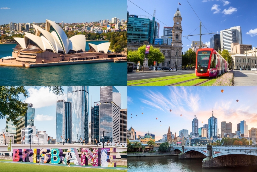 Top 5 thành phố hút khách nhất du lịch Úc dịp Tết
