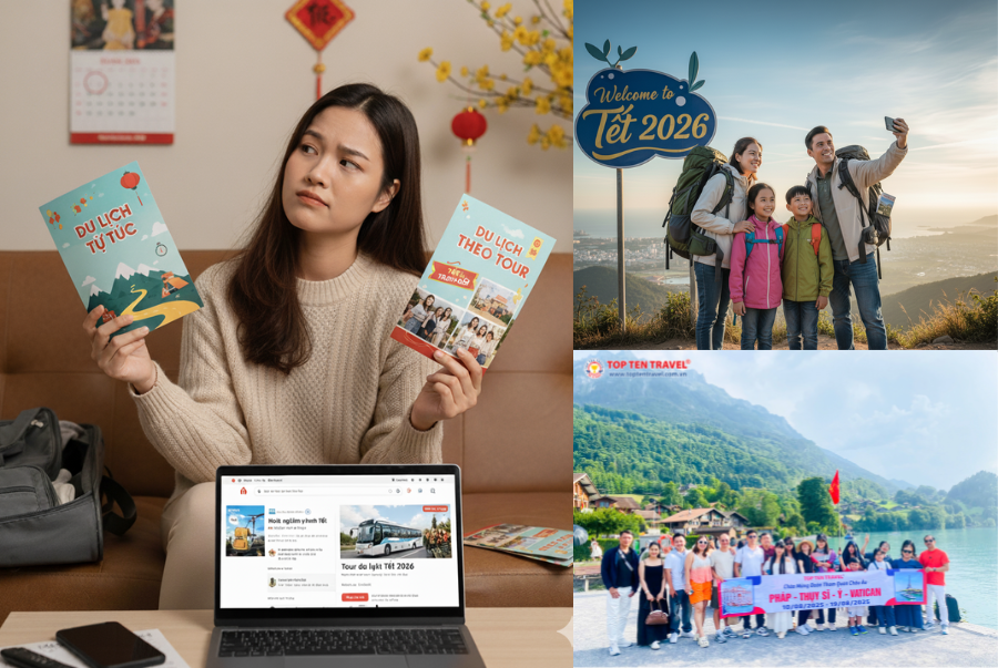 Nên đi tour du lịch Tết trọn gói hay du lịch Tết tự túc?