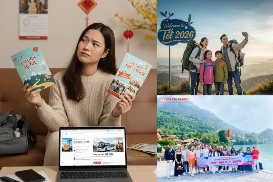 Nên đi tour du lịch Tết trọn gói hay du lịch Tết tự túc?