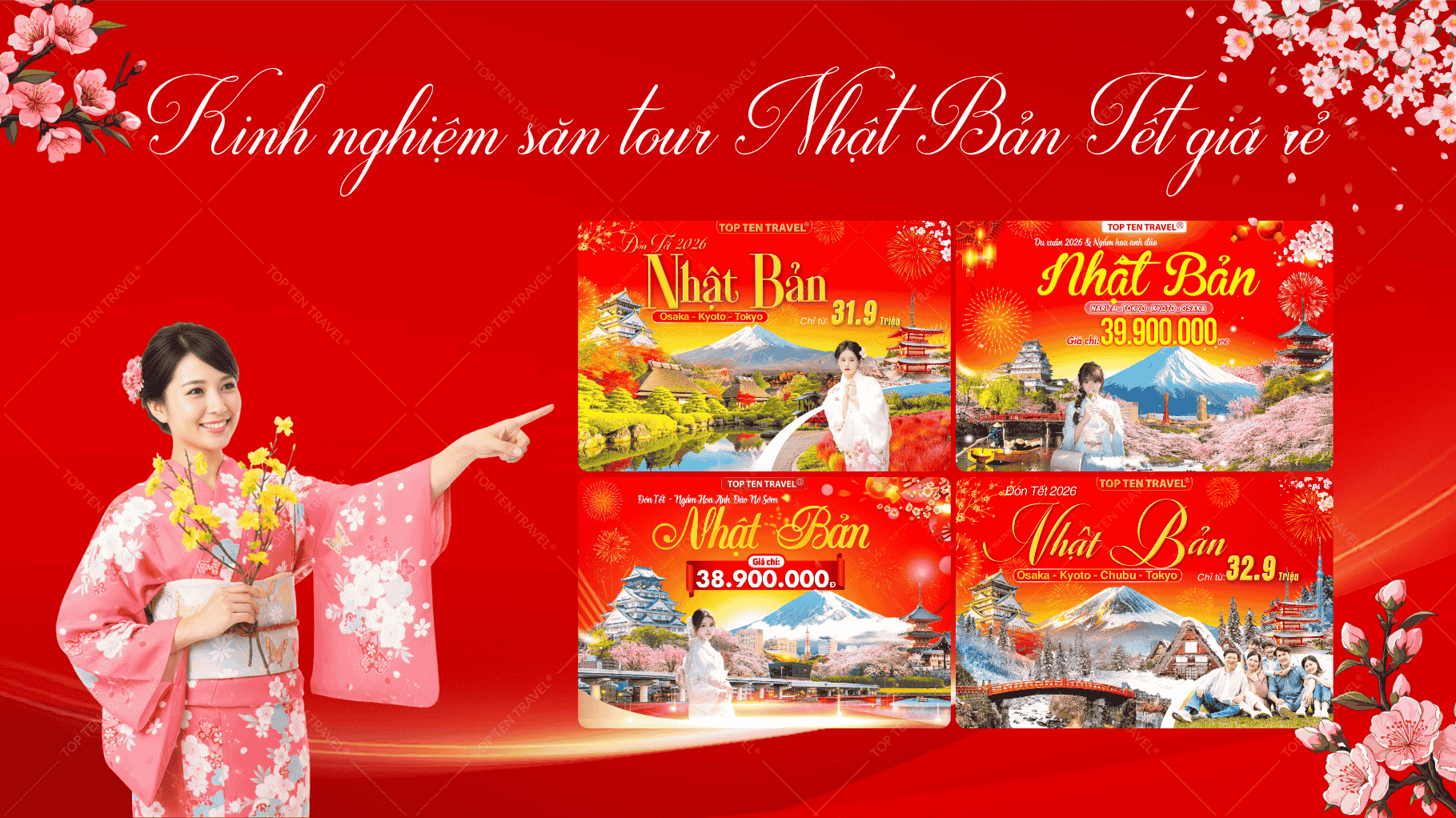 Kinh nghiệm săn tour Nhật Bản Tết giá rẻ