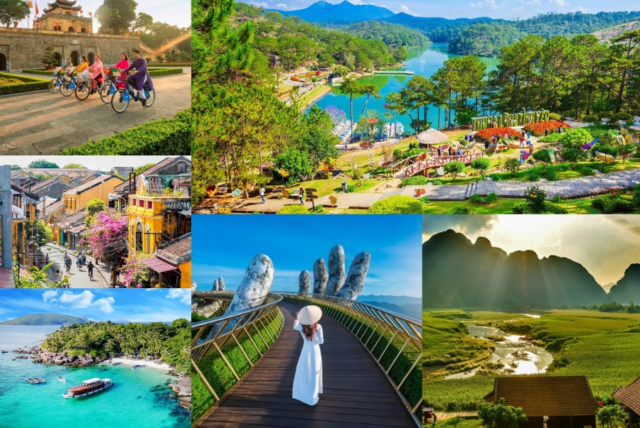 Danh sách các địa điểm du lịch Tết trong nước hot nhất 2026