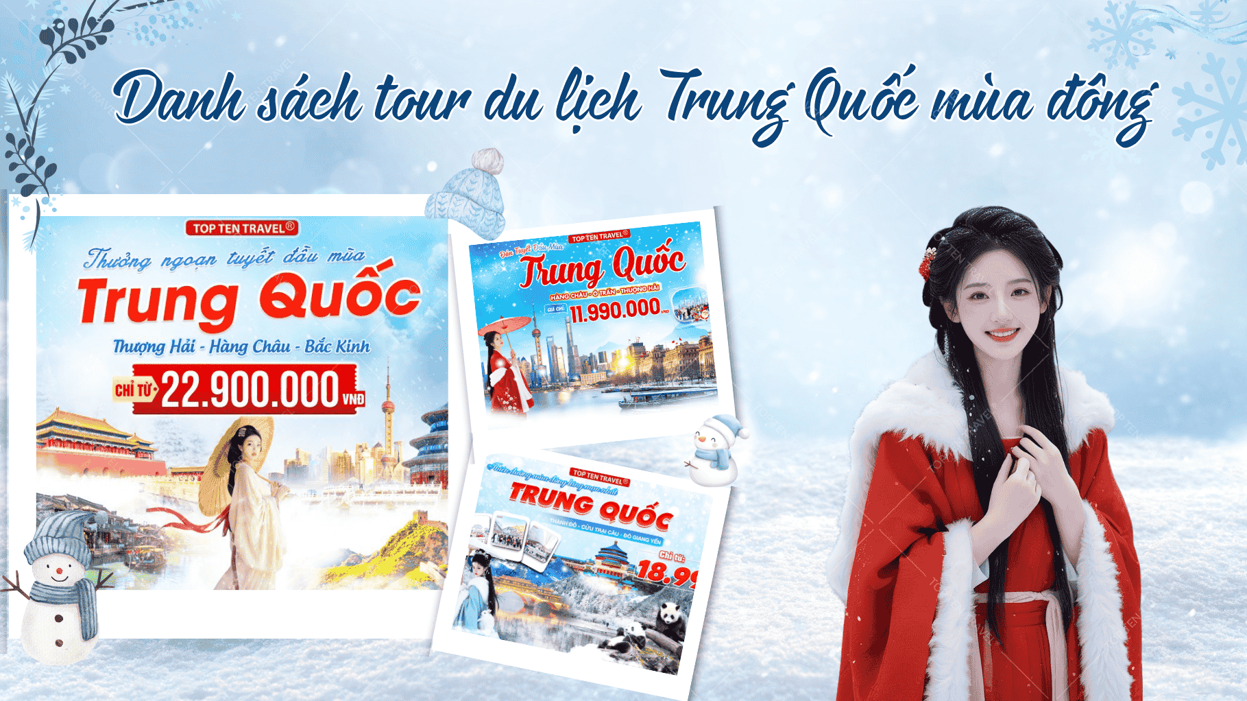 Danh sách tour du lịch Trung Quốc mùa đông giá tốt