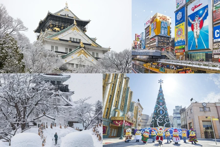 Những địa điểm du lịch Osaka mùa đông không nên bỏ lỡ