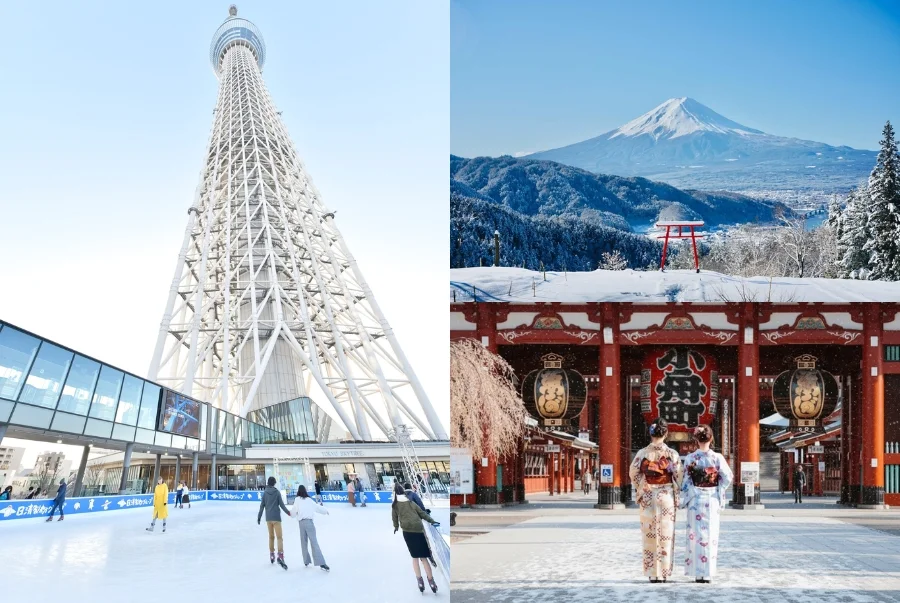 Top 5 địa điểm check-in hot nhất khi du lịch Tokyo mùa đông