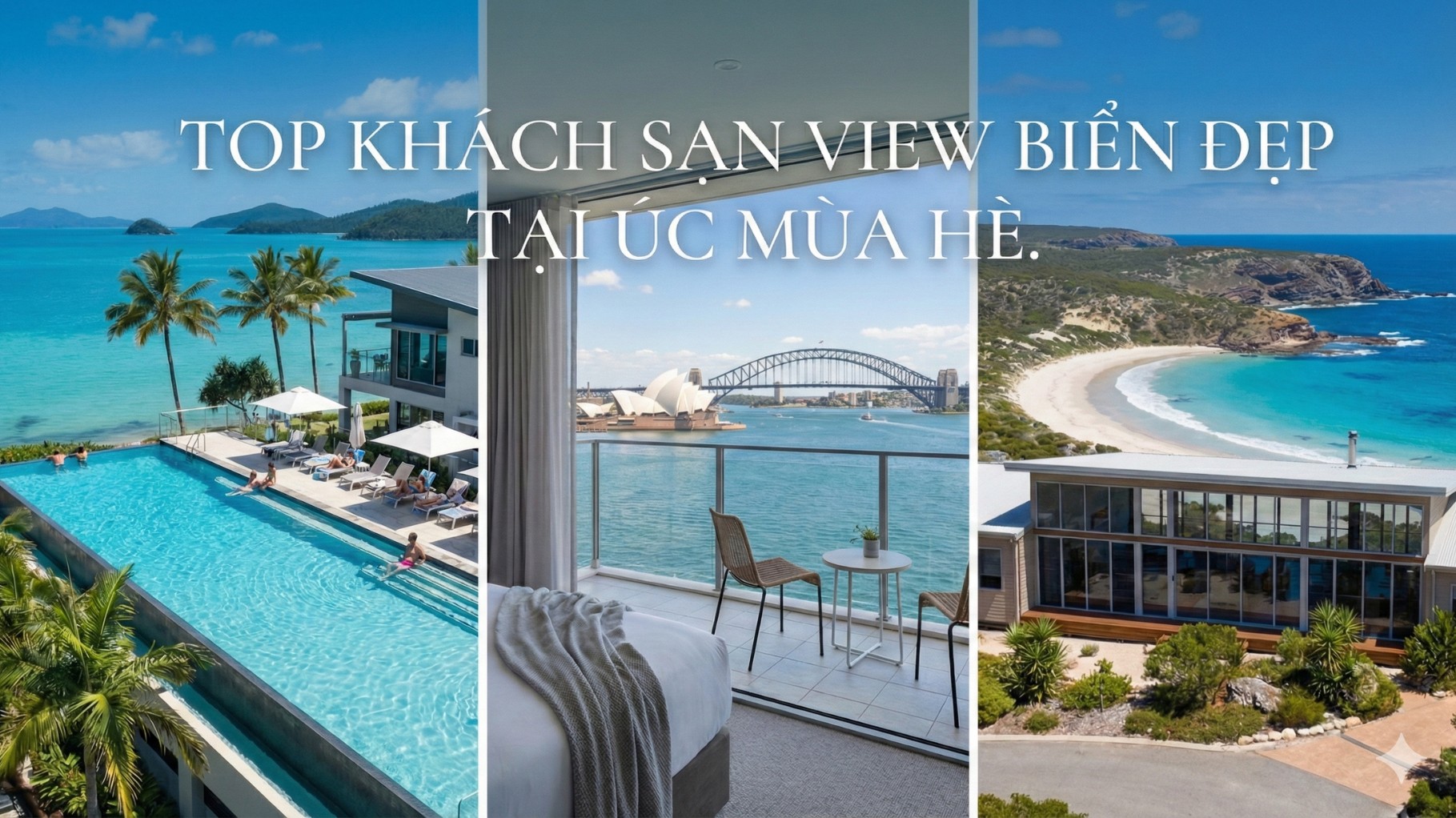 Danh sách các khách sạn view biển đẹp tại Úc mùa hè