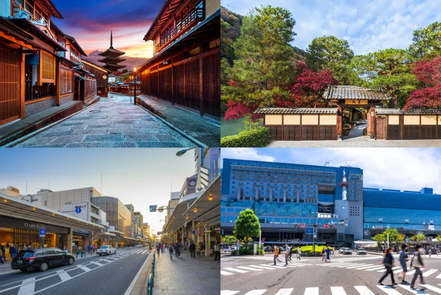 Nên ở khách sạn khu vực nào khi du lịch Kyoto?