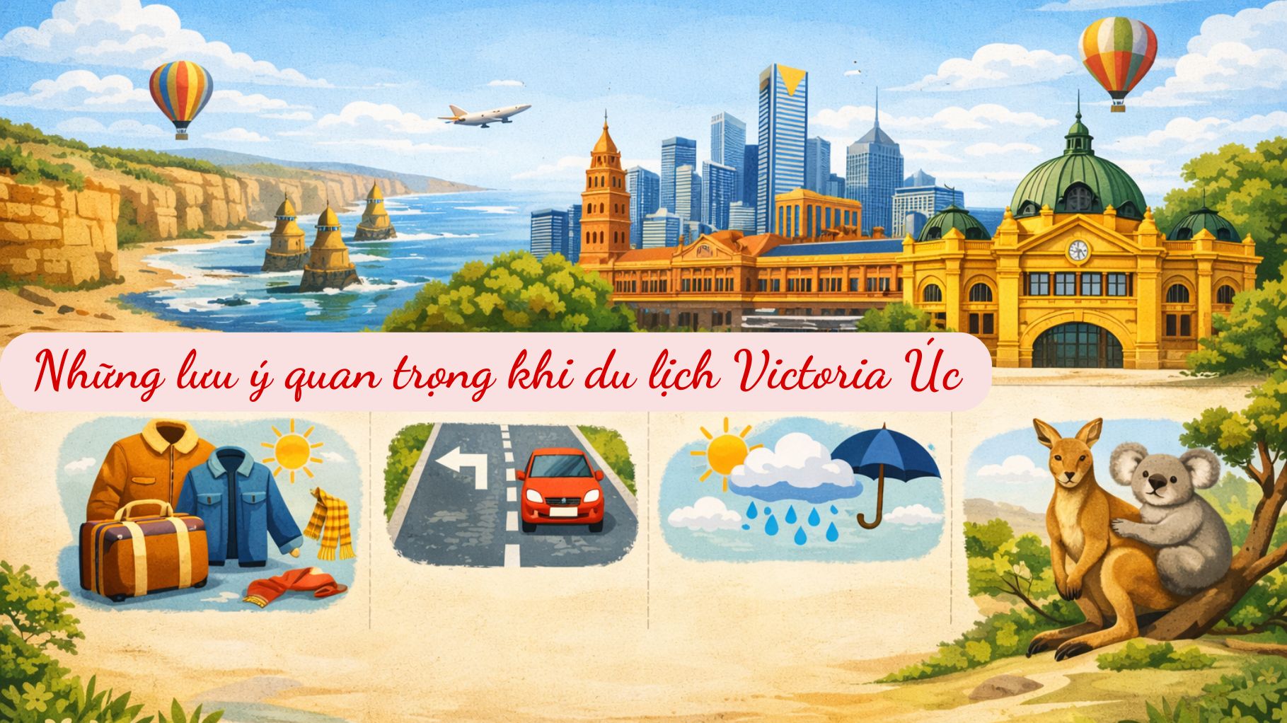 Những lưu ý quan trọng khi du lịch Victoria Úc từ Việt Nam