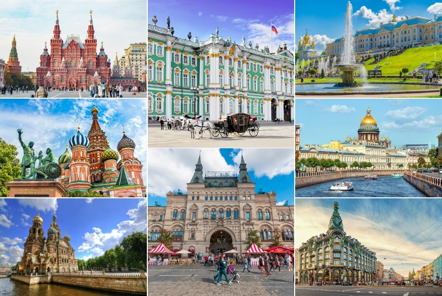 Tổng hợp các địa điểm du lịch nước Nga khiến du khách mê mẩn