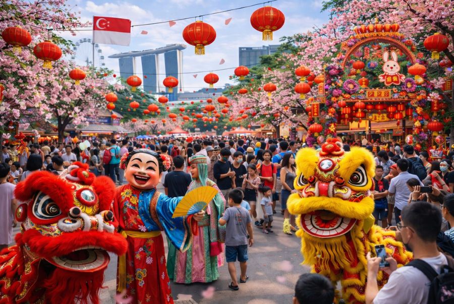 Top 6 lễ hội mùa xuân nổi tiếng nhất tại Singapore