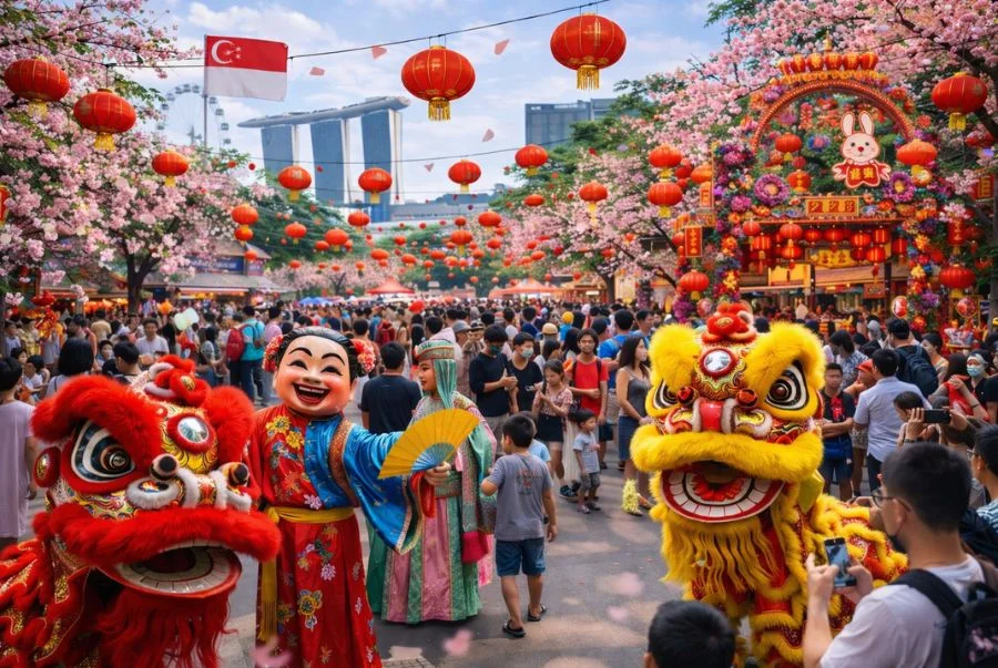 Top 6 lễ hội mùa xuân nổi tiếng nhất tại Singapore