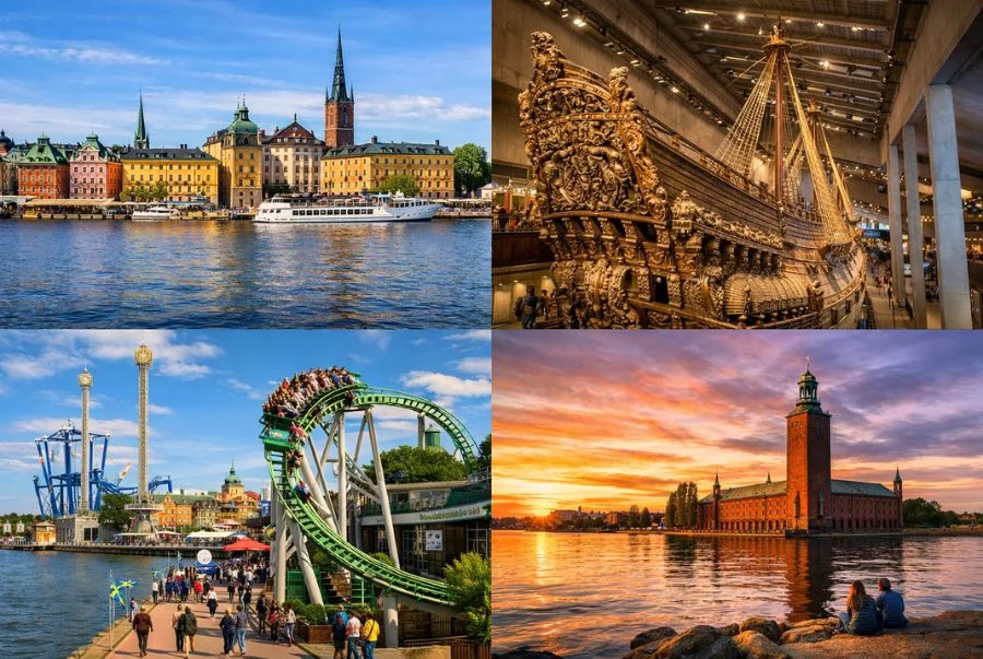 Tổng hợp các địa điểm vui chơi hấp dẫn khi du lịch Stockholm