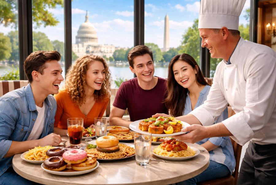 Ăn gì ở Washington D.C khi đi du lịch Mỹ?