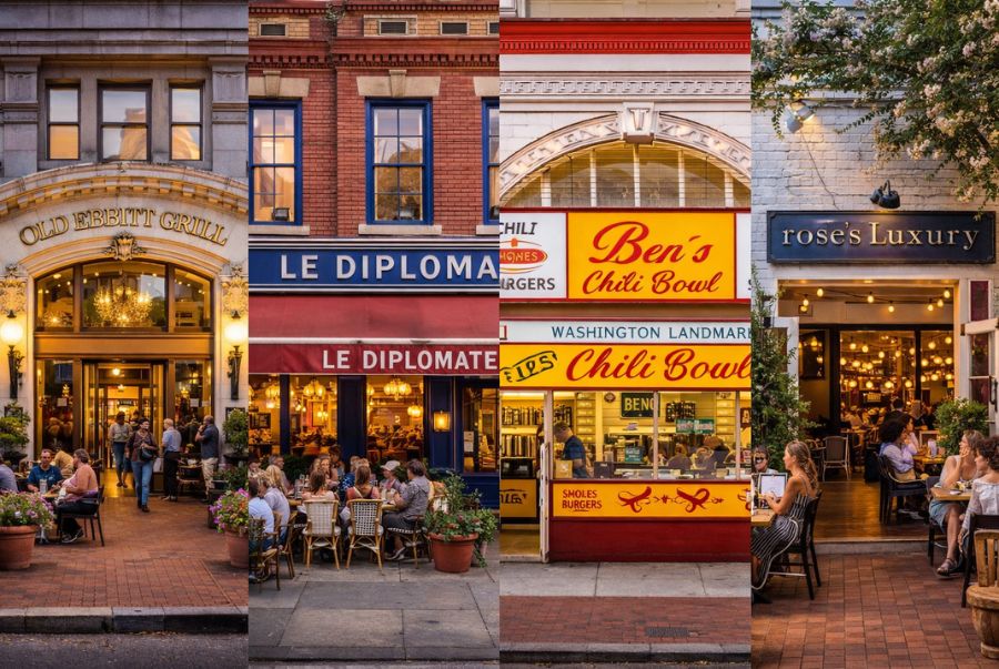 Danh sách các nhà hàng nổi tiếng tại Washington D.C