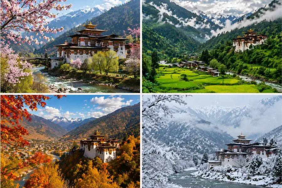 Đặc điểm thời tiết tại Bhutan