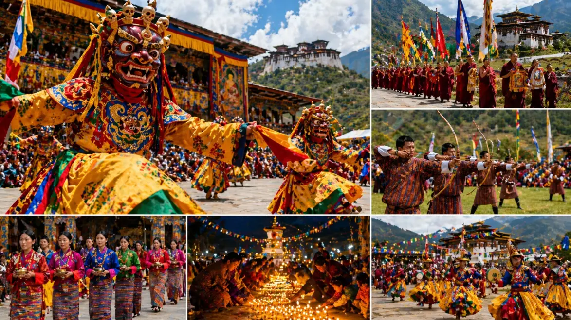 Khám phá danh sách các lễ hội truyền thống tại Bhutan