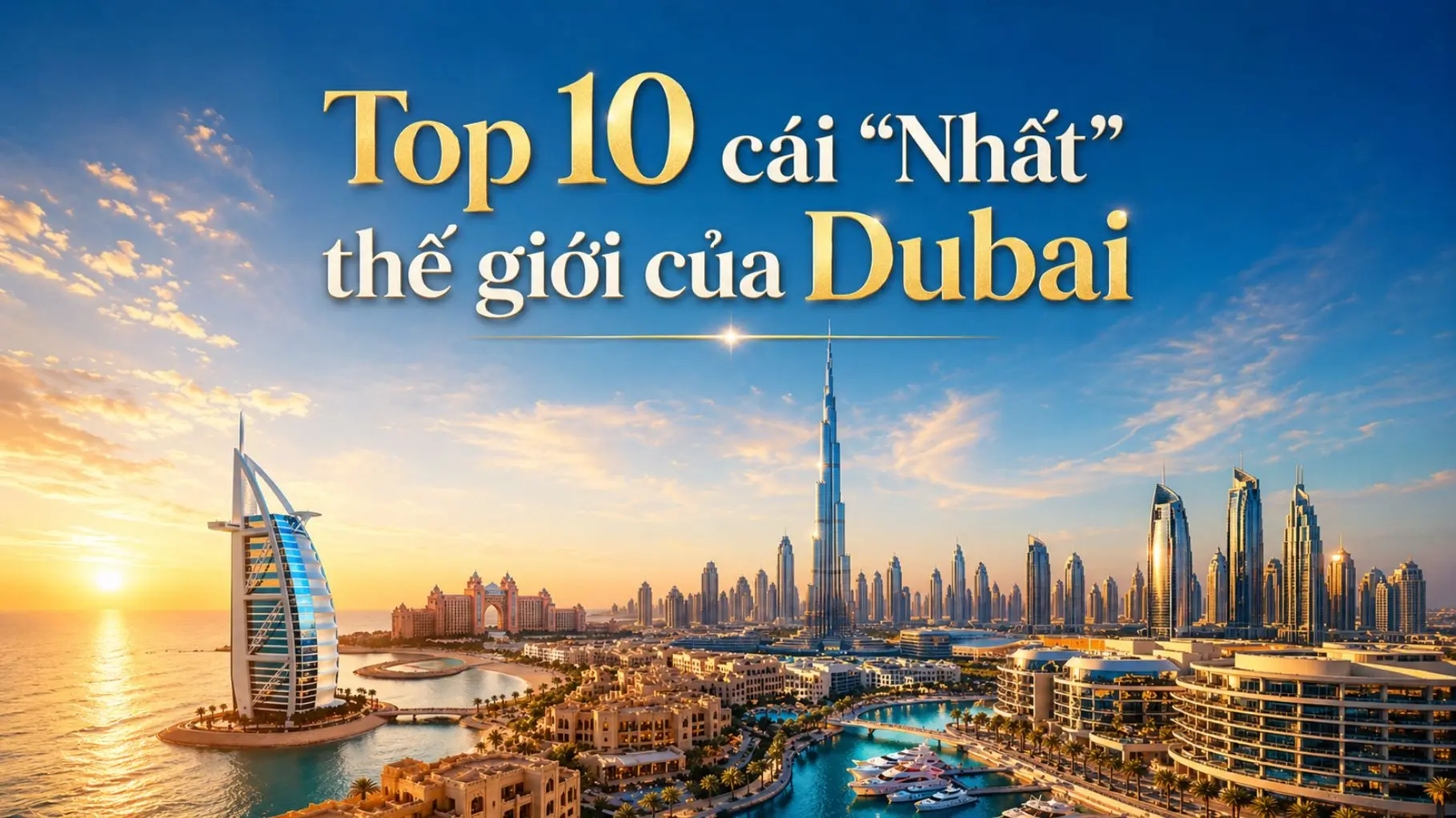 Top 10 cái “Nhất” thế giới của Dubai khiến cả thế giới kinh ngạc