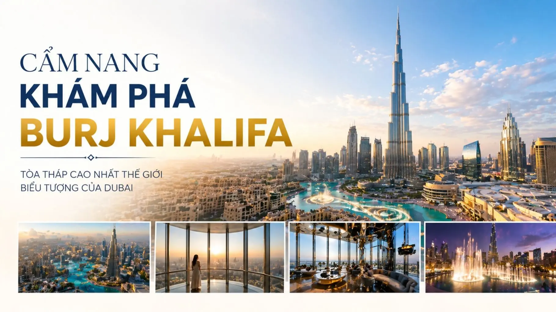 Cẩm nang khám phá Burj Khalifa - Tòa nhà cao nhất thế giới