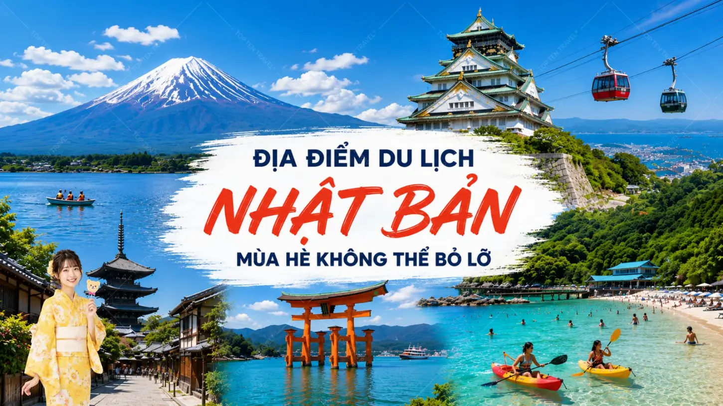 Địa điểm du lịch Nhật Bản mùa hè không thể bỏ lỡ