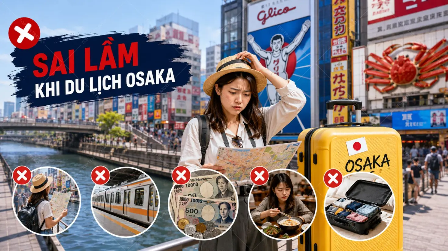 Những Sai Lầm Thường Gặp Khi Du Lịch Osaka