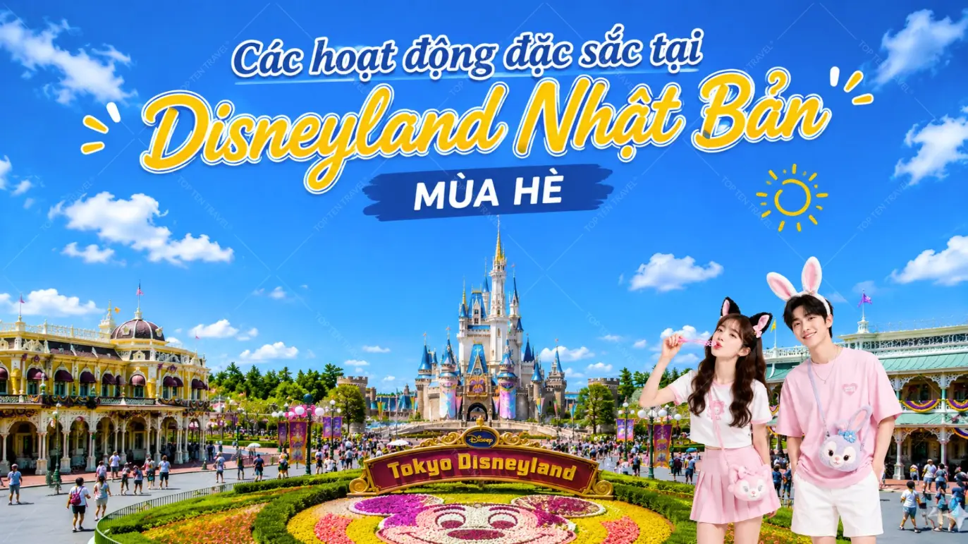 Các hoạt động đặc sắc tại Disneyland Nhật Bản mùa hè