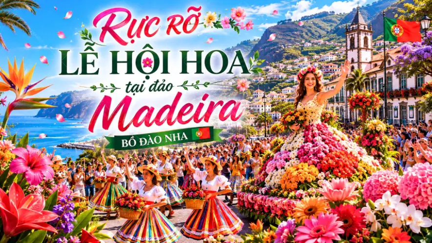 Lễ Hội Hoa Madeira Bồ Đào Nha Có Gì Đặc Sắc?