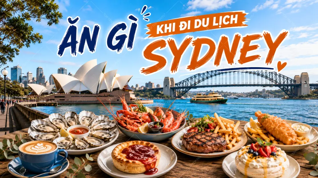 Ăn gì khi du lịch Sydney? Top 6 món ăn không thể bỏ qua