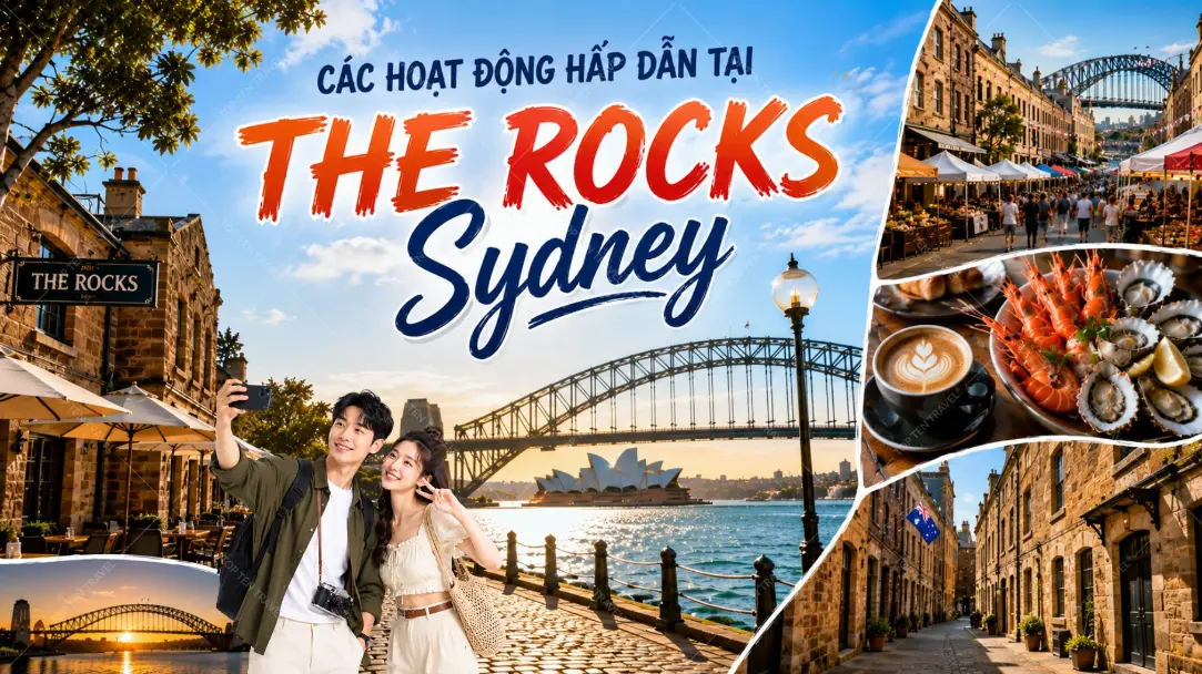 Các hoạt động hấp dẫn tại Khu The Rocks Sydney
