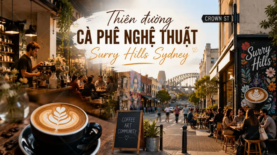 Bạn biết gì về thiên đường cafe nghệ thuật Surry Hills Sydney
