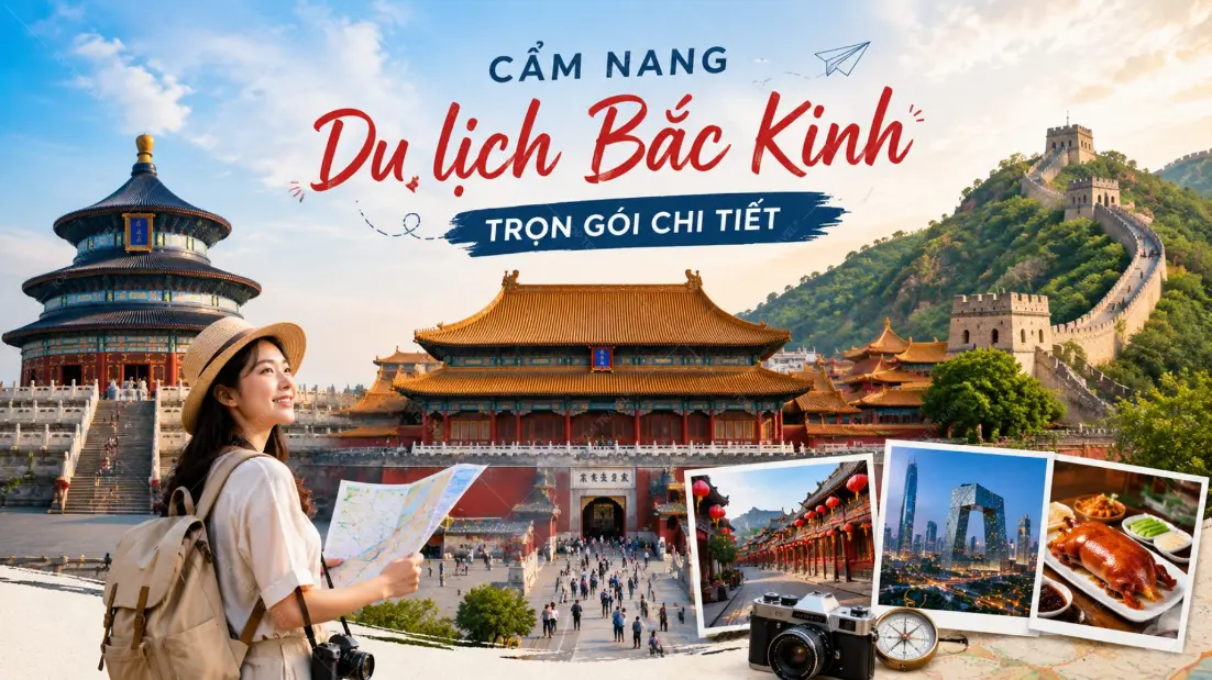 Cẩm nang du lịch Bắc Kinh trọn gói 2026 - Kinh Nghiệm Từ A Đến Z
