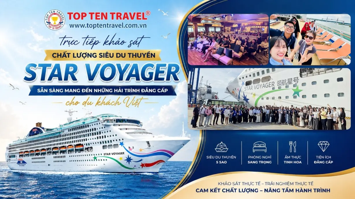 Top Ten Travel khảo sát Star Voyager - Nâng tầm trải nghiệm du thuyền