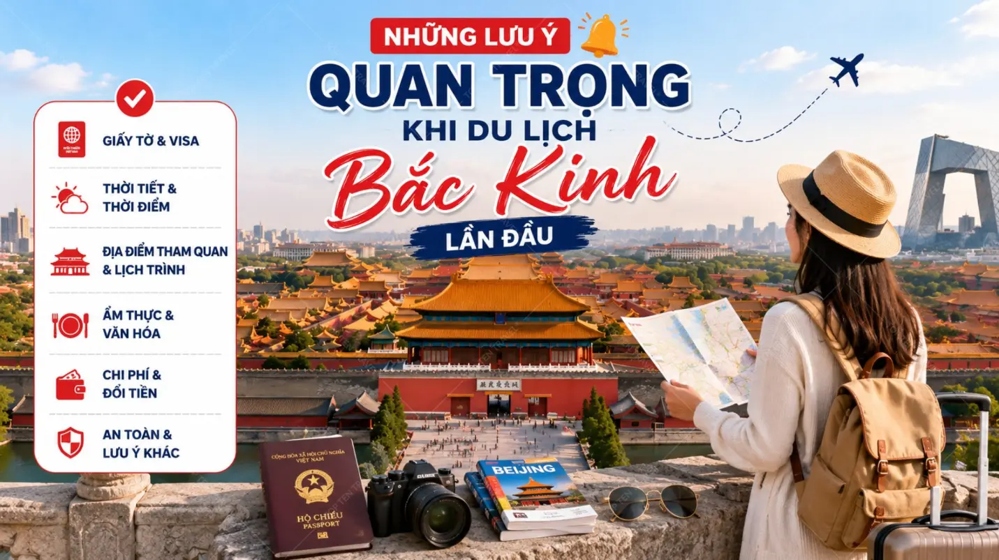 7 lưu ý quan trọng khi du lịch Bắc Kinh lần đầu