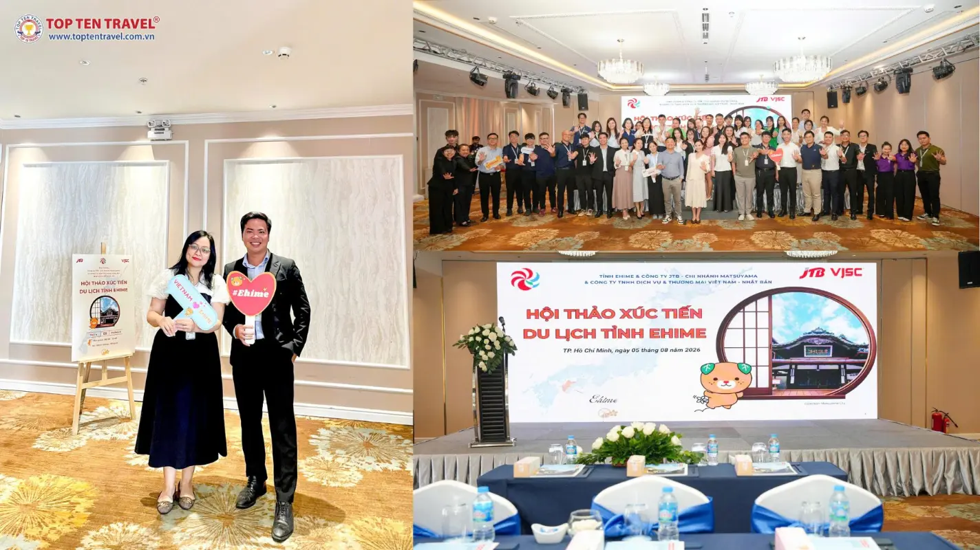 Top Ten Travel tham dự Hội thảo Xúc tiến Du lịch Ehime 2026 - Mở rộng hợp tác phát triển tour Nhật Bản