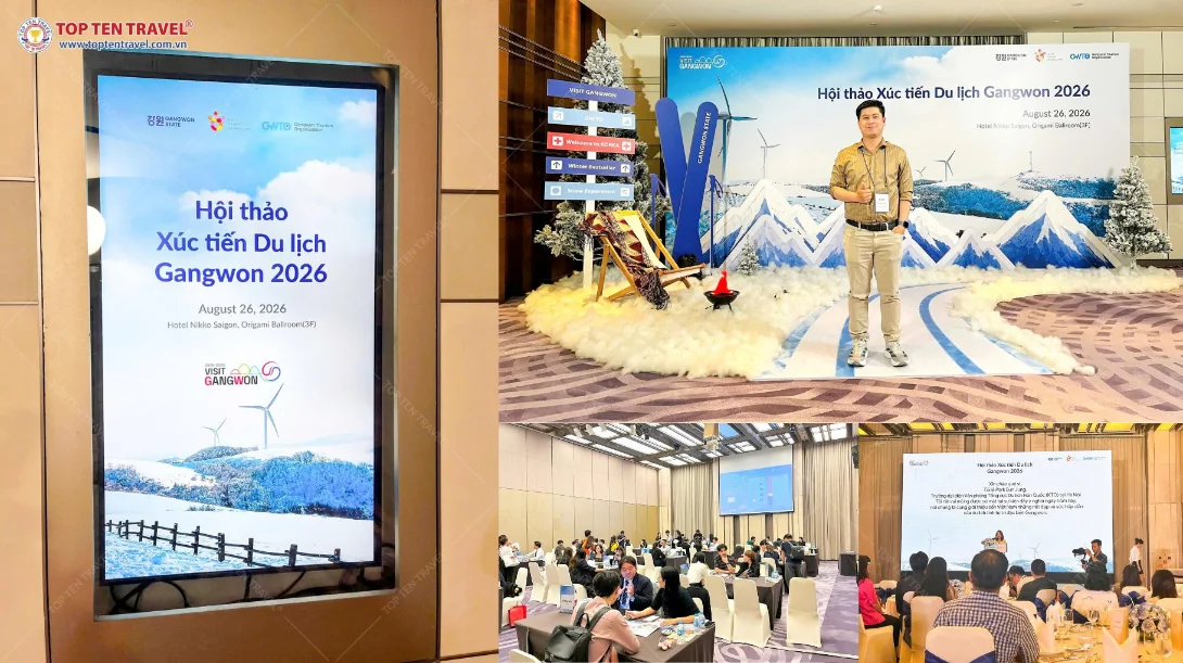 Hội thảo Du lịch Gangwon 2026: Mở lối hành trình mới cùng Top Ten Travel